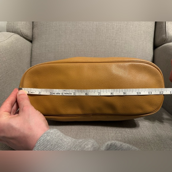 Longchamp Vintage Au Sultan Camel Leather Crossbody Bag Made in France - Picture 13 of 15